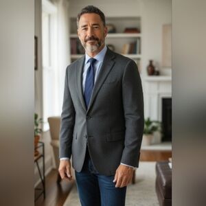 Brooks Brothers Charcoal Men's Blazer